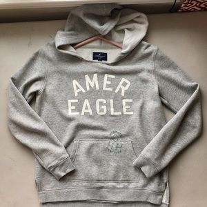 American Eagle Plush Hoodie small